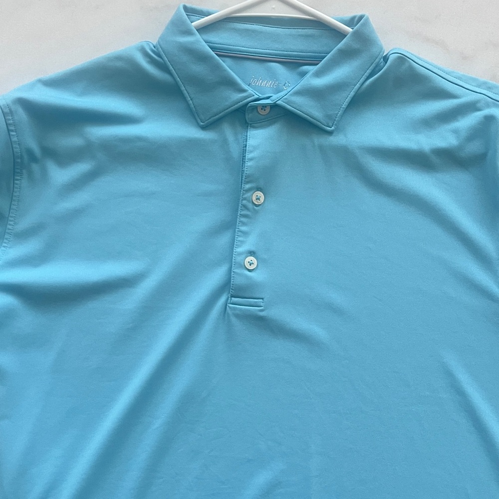 johnnie-O Light Blue Polo Shirt